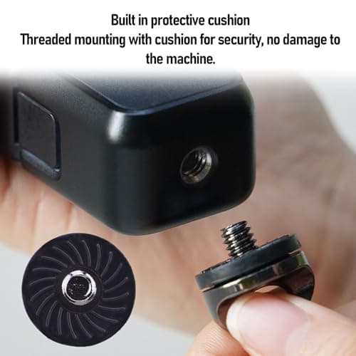 LIYJTK Action Camera Lanyard Adjustable Quick Release Anti Lost Rope for Pocket 3, Action 5, ONE X4 Adjustable Strap (Grey) — view 5