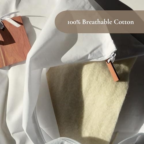 Delicates, Cashmere Wool Sweater Storage Bag Pouch Set with integrated Cedar Wood, Delicates Set of 2 100% Cotton Storage Bags for Delicates, Cashmere and Wool Sweaters — view 5