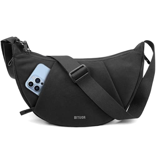 Crossbody Bag for Women Anti-theft Crescent Shoulder Bag Purse Hobo Bag