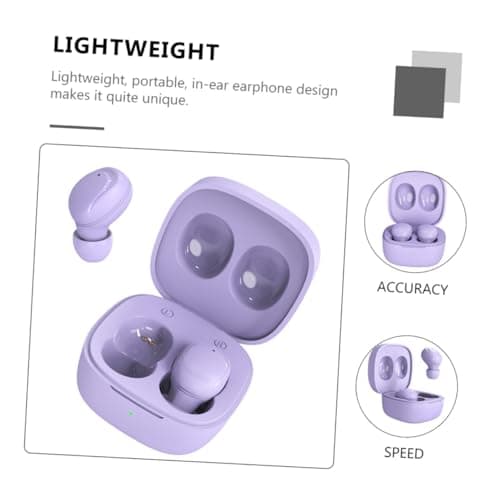 TEHAUX Wireless Earphones In-Ear Smart Wireless 5.0 Noise Cancelling Earbuds with Portable Lightweight Design for Sports and Study – ABS Material Comfortable Wearing — view 4
