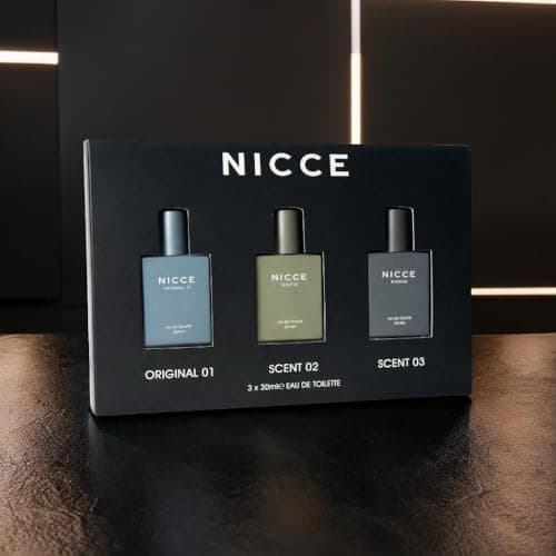 NICCE Eau de Toilette Gift Set, 3 x 30ml, Original 01, Scent 02, Scent 03 — view 3