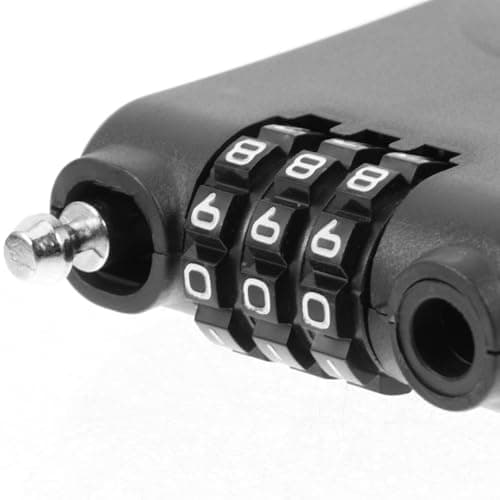 2pcs Snowboard Cable Lock, Lightweight Retractable Security Steel — view 3