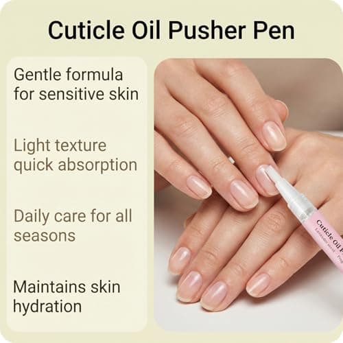 Portable Cuticle Oil Pen with Lavender Moisturising Oil and 2ML Transparent Barrel - Compact Travel Design for Dry Nail Care and Daily Hand Grooming with Soft Pusher Tip, Convenient & Gentle — view 5