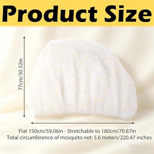 Mosquito Net for Pram and Cot, Pram Hammock for Toddler, Travel Mosquito Net with Storage Bag, Pop Up Mosquito Net for Bed and Travel Cot, Durable Insect Protection Mesh — view 2