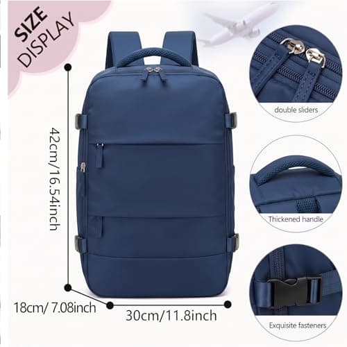 Travel Backpack Luggage Bag Vacuum Compression Flight Size Business Trip — view 6