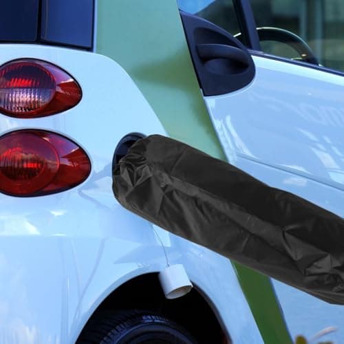 Warmhm Electric Car Charging Port Cover Fit Weatherproof Protector for Ev Chargers Rain and Snow Resistant Nylon Shield Easy Installation for Electric Vehicle Accessories — view 5