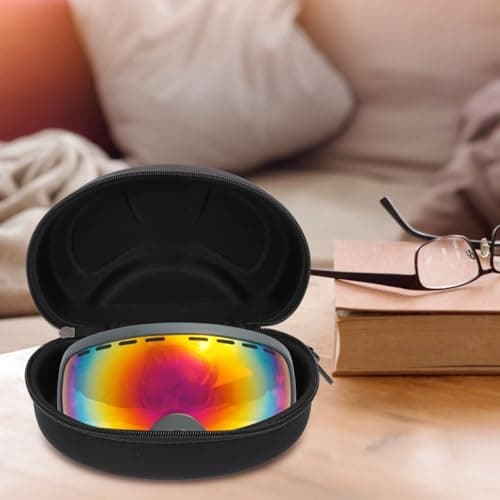 Healifty Portable Sunglasses Storage Bag Glasses Pouch Eyewear Holder with Smooth Zipper Compact Protective Case for Travel and Daily Use — view 5