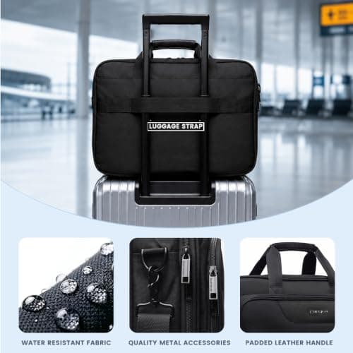 EMPSIGN Laptop Bag Briefcase for Men Women, 17.3 Inch Messenger Bag — view 6