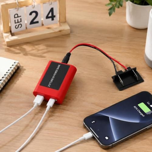 Tool Battery USB Converter 21 to 5V Battery Adapter — view 4