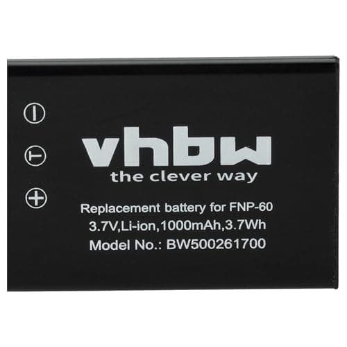 vhbw 3x Battery compatible with Olympus Optoma PK102 Pico Pocket Projector, PK101 Pico Pocket Projector Camera DSLR (1000 mAh, 3.6 V, Li-Ion) — view 5