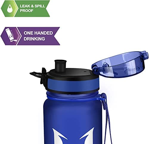 Super Sparrow Sports Water Bottle - 750ml - Non-Toxic BPA Free & Eco-Friendly Tritan Co-Polyester Plastic - For Running, Gym, Yoga, Outdoors and Camping — view 3