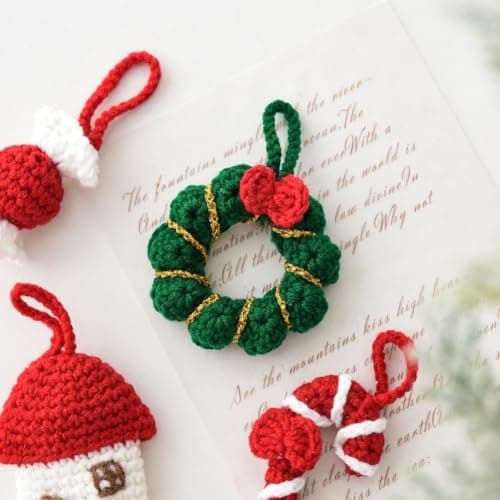 Hoppipola Christmas Yarn Knitted Walking Stick Reinforced Equipment Improvement (Knitted Walking Stick) — view 6