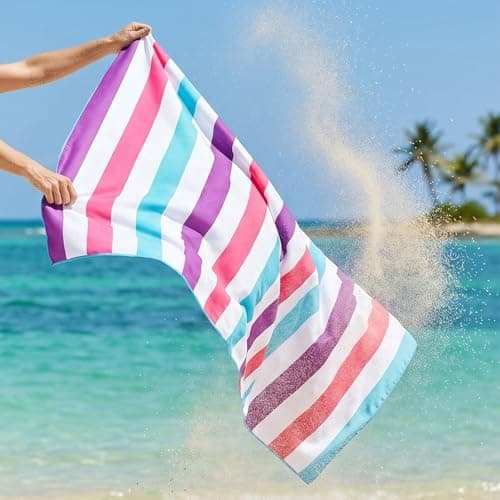 Exclusivo Mezcla Oversized Microfiber Beach Pool Towel for Adults, 180x90cm — view 4