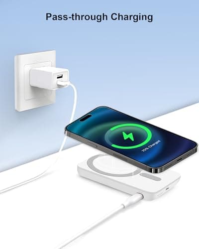 Miady 2 Pack Ultra Slim Magnetic Wireless Portable Charger 5000mAh — view 4