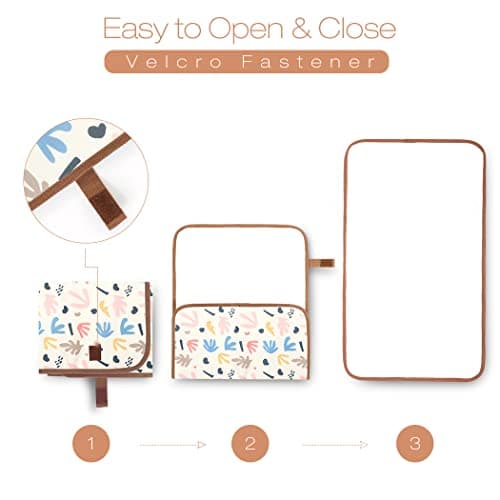 Lekebaby Foldable Baby Changing Mat - Travel & Portable — view 4