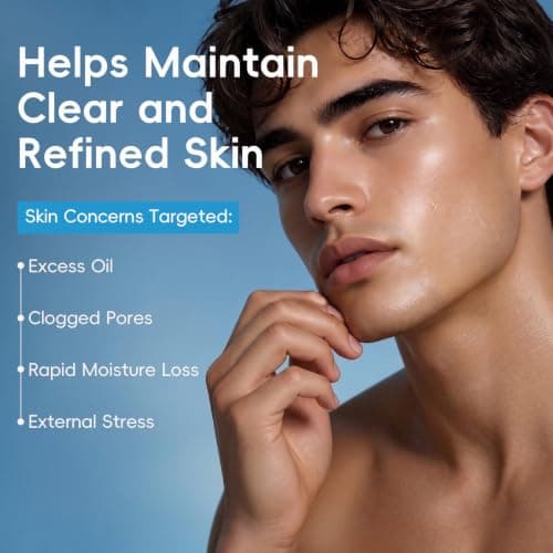 Men's Skincare Set, 5Pcs Face Care Kits for Oil Control & Anti-Aging — view 3