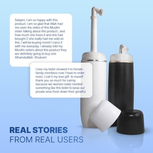 ABDEEZ Portable Bidet - 380 ML Leakproof Freshness Solution for On-The-Go Hygiene | Collapsible & Expandable Design | Ideal for Travel, Camping (Ivory, Standard) — view 4