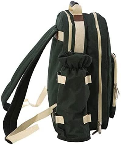 Picnic Backpack For 4 People, Picnic Cutlery Set, Portable Picnic Bag For Family, Outdoors, Hiking, Camping, Barbecuing — view 3