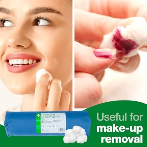 Safety First Aid HypaCover Cotton Wool Roll, 500g, Non-Sterile — view 4
