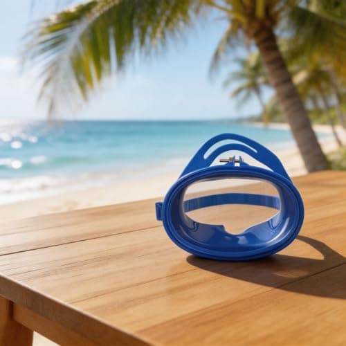 Tempered Glass Dive Mask Anti-Fog Stainless Steel Frame — view 6