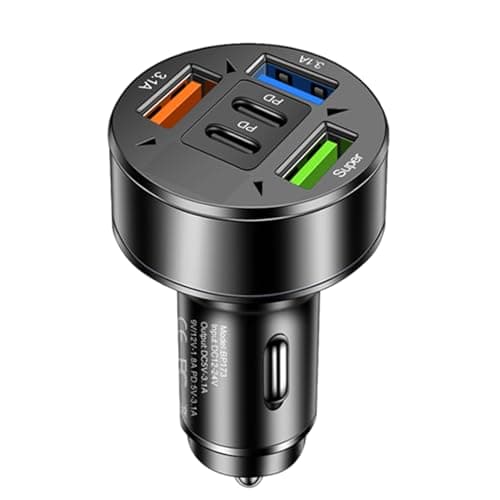 Usb Car Charger 100W USB C Multi Port Charger