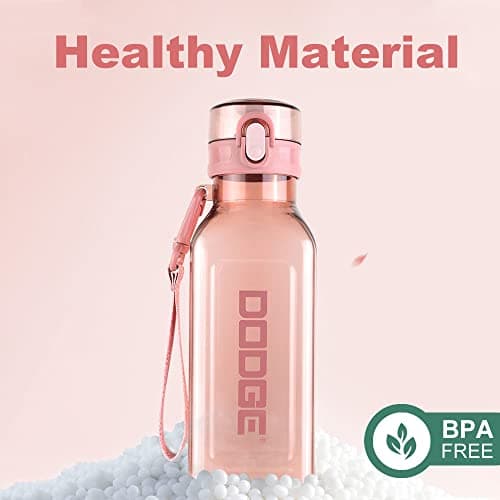 DSYSC Sports Water Bottle 700ml, Leakproof and BPA Free Drinks Bottle, Gym Water Bottle, Waterbottle for Travel Picnic Camping Hiking (Pink) — view 2