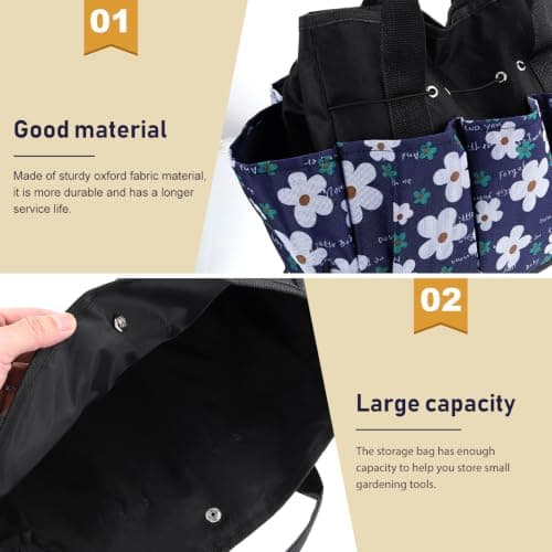 Oxford Fabric Garden Tool Pouch Multi Pocket Tool Bag Organizer — view 3