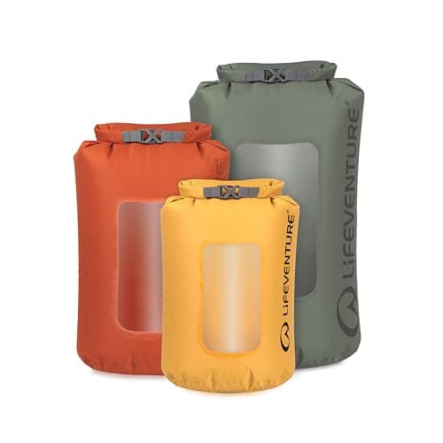 Lifeventure Stormlight Rip-Stop Window Dry Bag, Multipack 5, 10, 25L