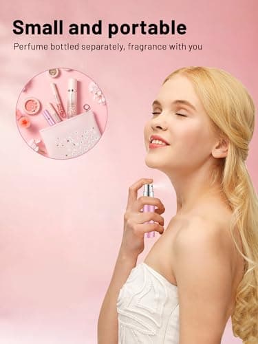 BELEVO Travel Perfume Atomiser Bottle Set - 3 Portable 5ml Mini Spray Bottles for Aftershave, Pocket, Handbag - Refillable Must-Have — view 3