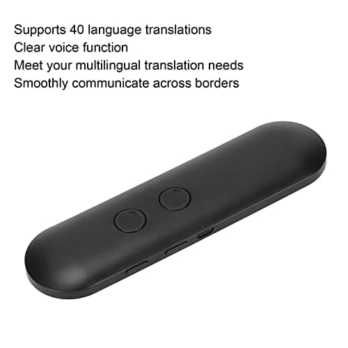Voice Translation Device, 40 Languages Portable 2 Way Real Time Bluetooth AI Translator for Travel, Pocket Translator, Built in 800mAh Battery — view 2