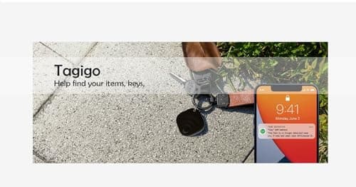 InCard Tagigo Tracker - Works withGoogle's Find Hub (Find My Device), Replaceable Battery, Ideal for Wallets, Keys, Bags, Luggage (Android Only - Pink) — view 4