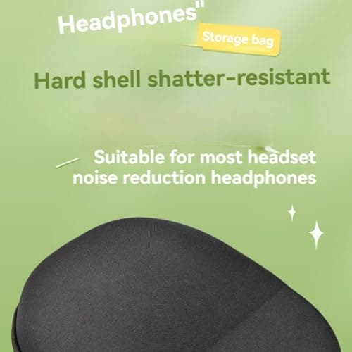 Dedjgoo Headphone Case Wear- EVA Exterior for Everyday Use Travel — view 4