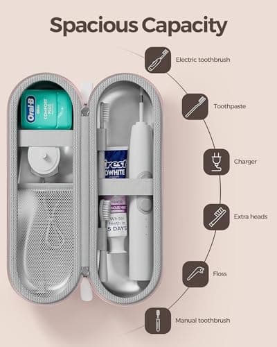 ProCase Toothbrush Travel Case for Oral-B & Philips Sonicare -Pink — view 4