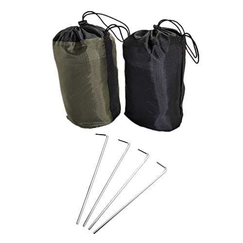 Vilemoon Mosquito Net with Waterproof Bottom for Camping Bed Compact and Ultra-Light for Travel Outdoor Lightweight Mesh for 1-2 Person (Black) — view 4