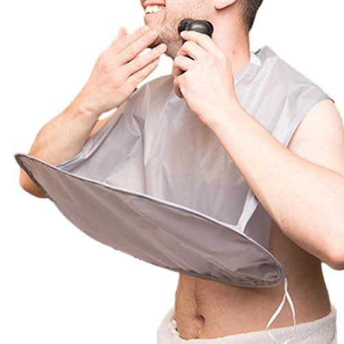 Shaving Bib Folding Washable Waterproof 3D Design