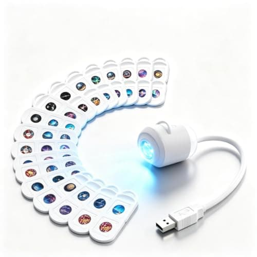 HD Smart Dynamic 5D Holographic Night Light Projector LED Starry Sky