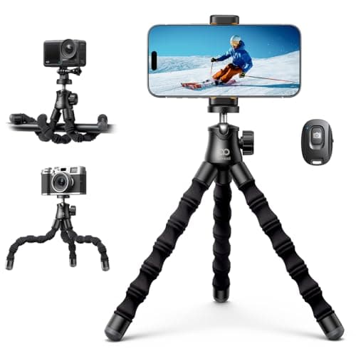 Lamicall Mini Phone Tripod Stand with Remote, for Smartphone Gopro Camera