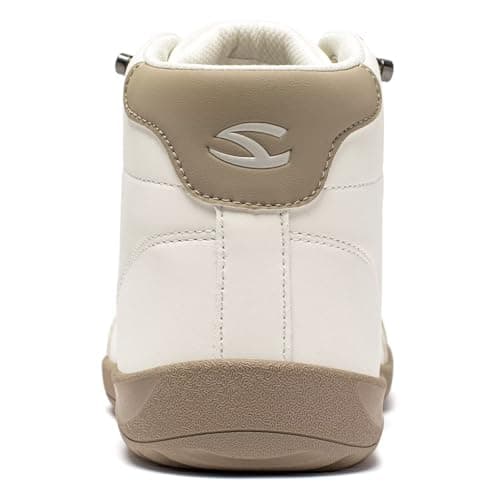 HOBIBEAR Barefoot Minimalist Shoes Womens Mens Zero Drop Wide Toe Box Waterproof Outdoor Hiking Walking Comfortable Trail Running Sneaker Beige Brown — view 3