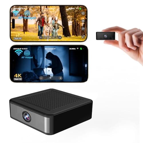 UCOCARE Mini No Wifi Security Camera, WiFi/AP Hotspot/Offline Available