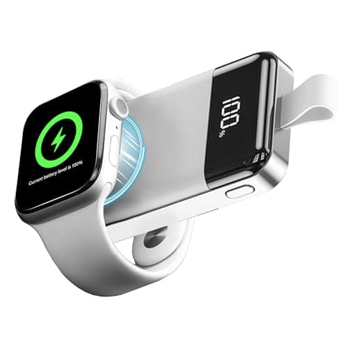 EFAITHLIFE Apple Watch Power Bank for Series 10/Ultra 2/9/8/SE/Ultra/7/6/5/4/3/2/1, iPhone Samsung and More, 2000 mAh Portable Apple Watch Charger Wireless for Travel Essentials