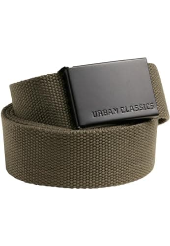 Unisex Tb305-Canvas Belt 1 Olive/Black One Size