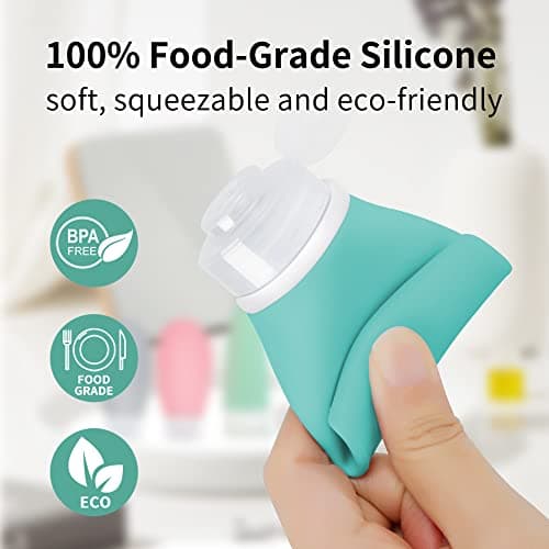 Opret 100ml Silicone Travel Bottle for Toiletries, 4 Pack Leak Proof — view 3