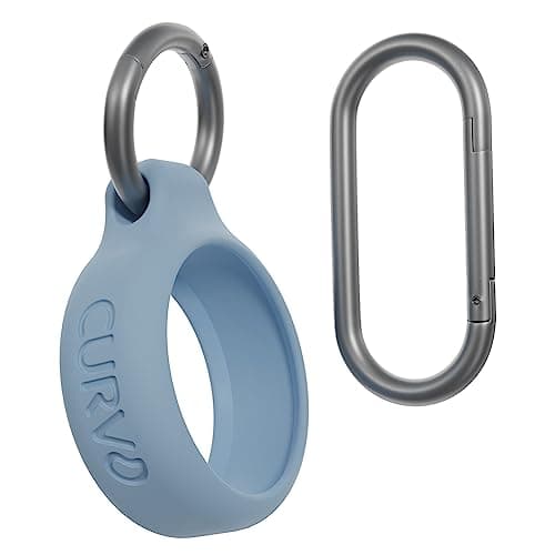 CURVD Earplugs Case Clip Secure Storage & Travel for Ear Plugs Premium Carrying Case Clip Portable Waterproof Aluminum Earplug Holder, Durable Container Recyclable & Sustainable Materials (Light Blue)