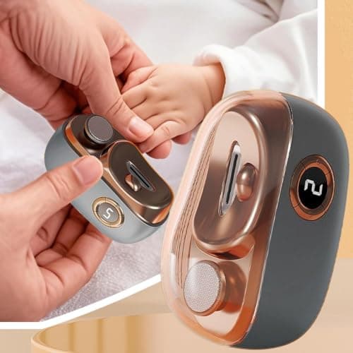 Electric Automatic Nail Clipper with Fingernail Clippings Storage — view 3