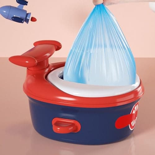 Portable Potty Seat - 12 Inches Non Slip Training Toilet for 6 Mos to 6 Years, Compact Design with Travel Friendly ES, Children Toilet for Home, Bathroom, Foldable and Lightweight — view 6