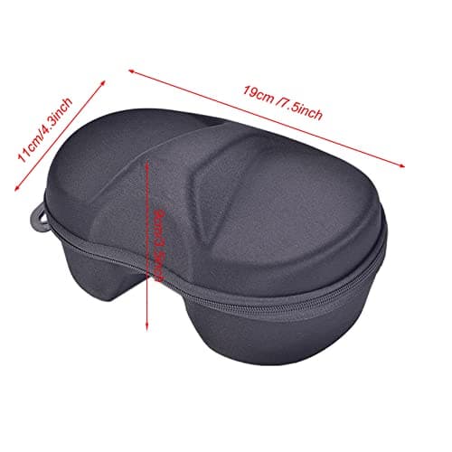 SUNTRADE Portable Diving Mask Case，Swimming Scuba Glasses Storage Box Protective Container Diving Goggles Case,2 PCS — view 4