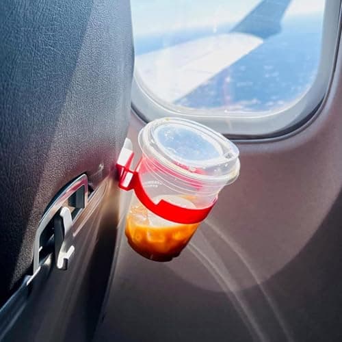 Cup Holder, Airplane Phone Mount, Travel Tray Table Holder — view 2