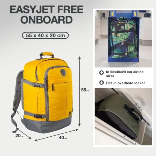 CabinMax Ryanair Cabin Bags 55 X 40 X 20 Travel Backpack Cabin Bag 55x40x20 — view 3