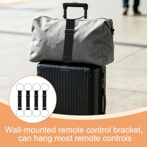 4PCS Adjustable Silicone Elastic Luggage Connector Strap for Carry On Cases — view 5