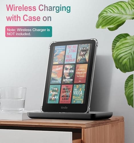 MoKo Case for 7" Kindle Paperwhite 12th Gen 2024 & Kindle Colorsoft, Clear — view 5